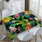 Pineapples Decorative Rectangle Tablecloth (60 x 84 Inch 6-8 Seats)